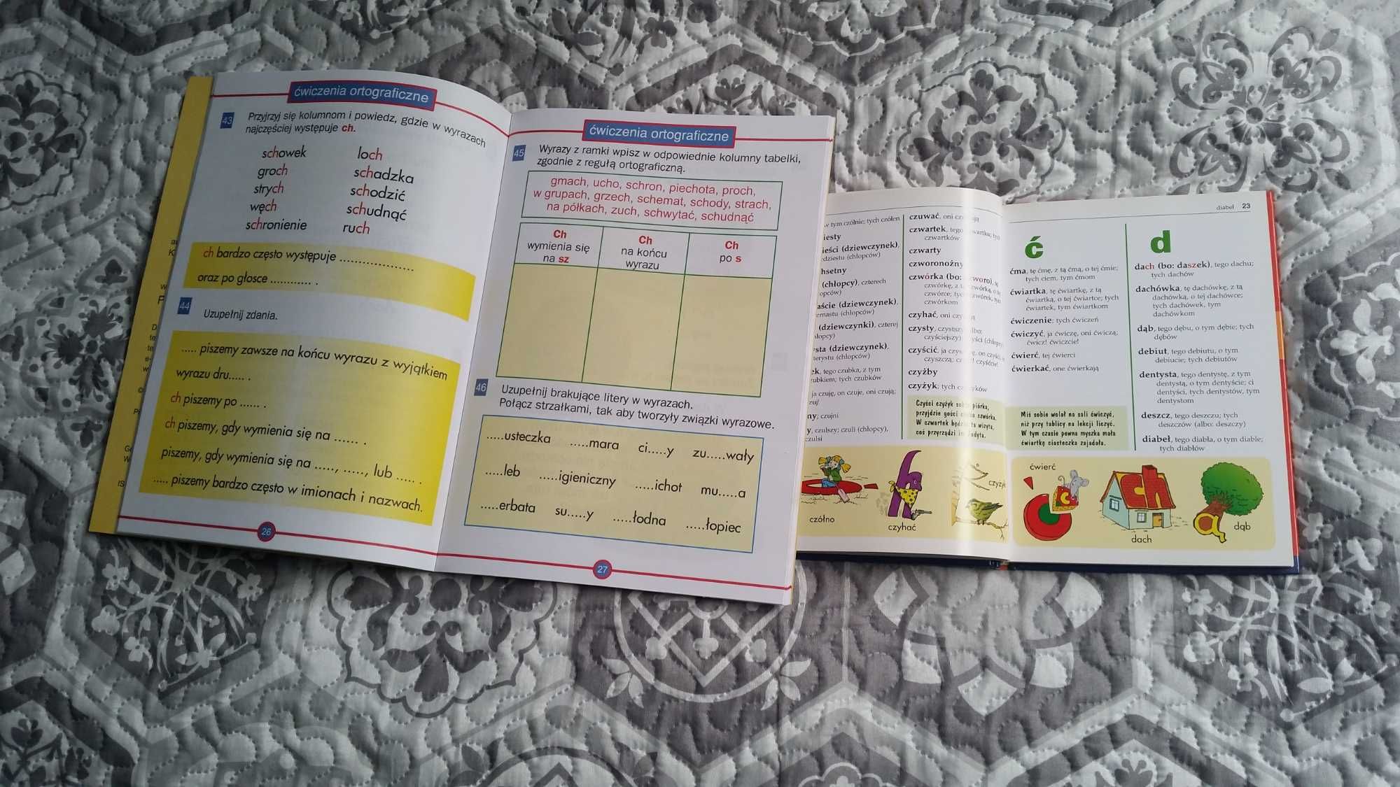 obrazkowy słownik ortograficzny + ćwiczenia ortograficzne