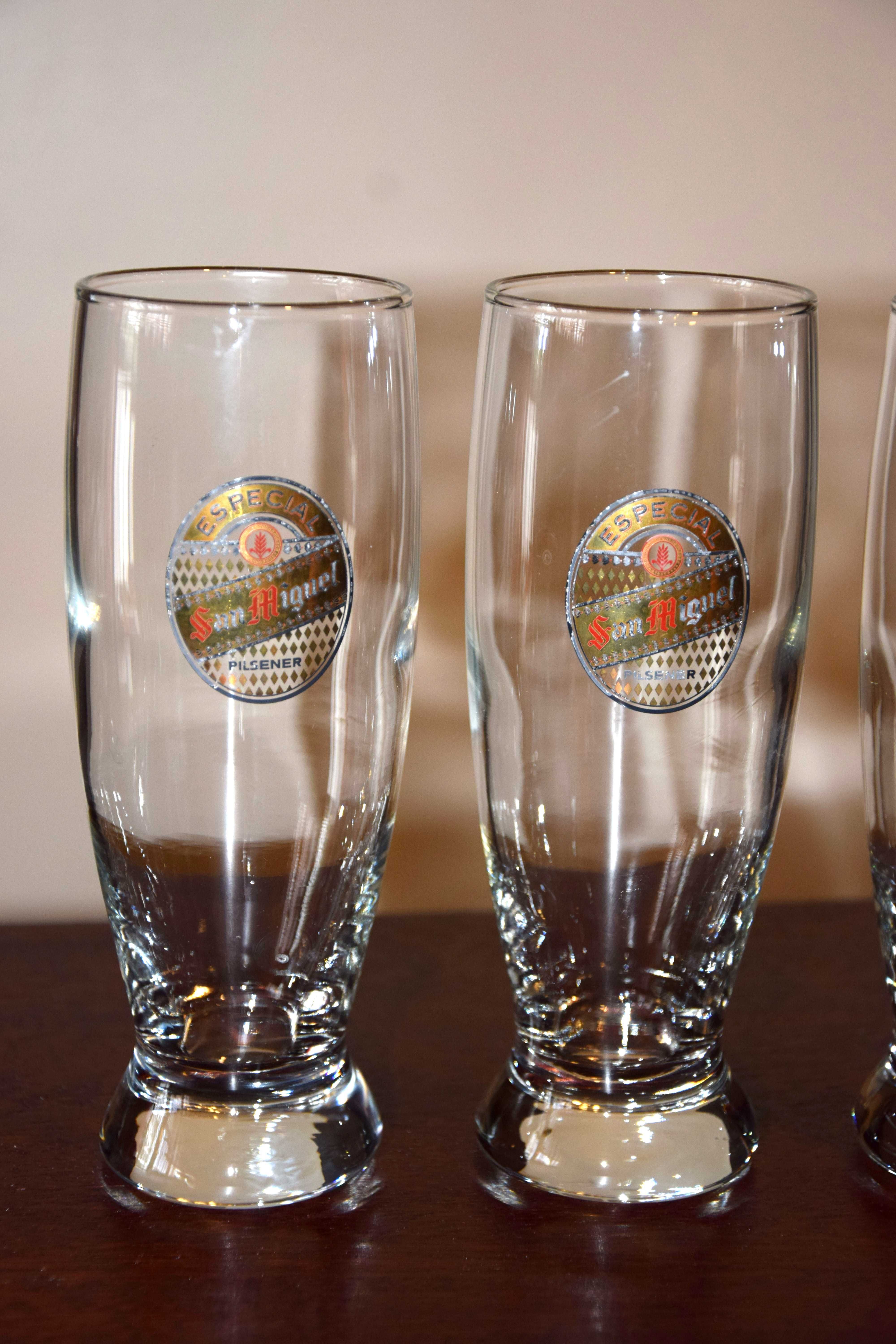Conjunto 6 copos cerveja San Miguel