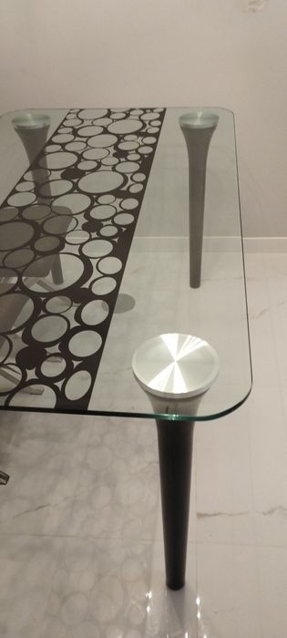 Mesa de vidro 1.3mm temperado 180€