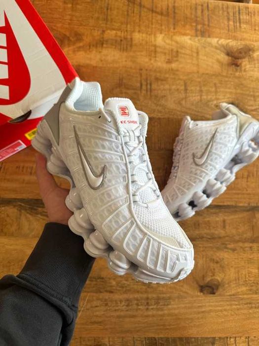 "Trampki" Nike_Shox_TL_White_R.43