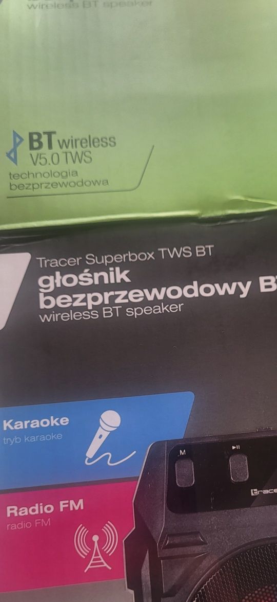 Tracer Superbox TWS BT głośnik bezprzewodowy B wireless BT speaker
