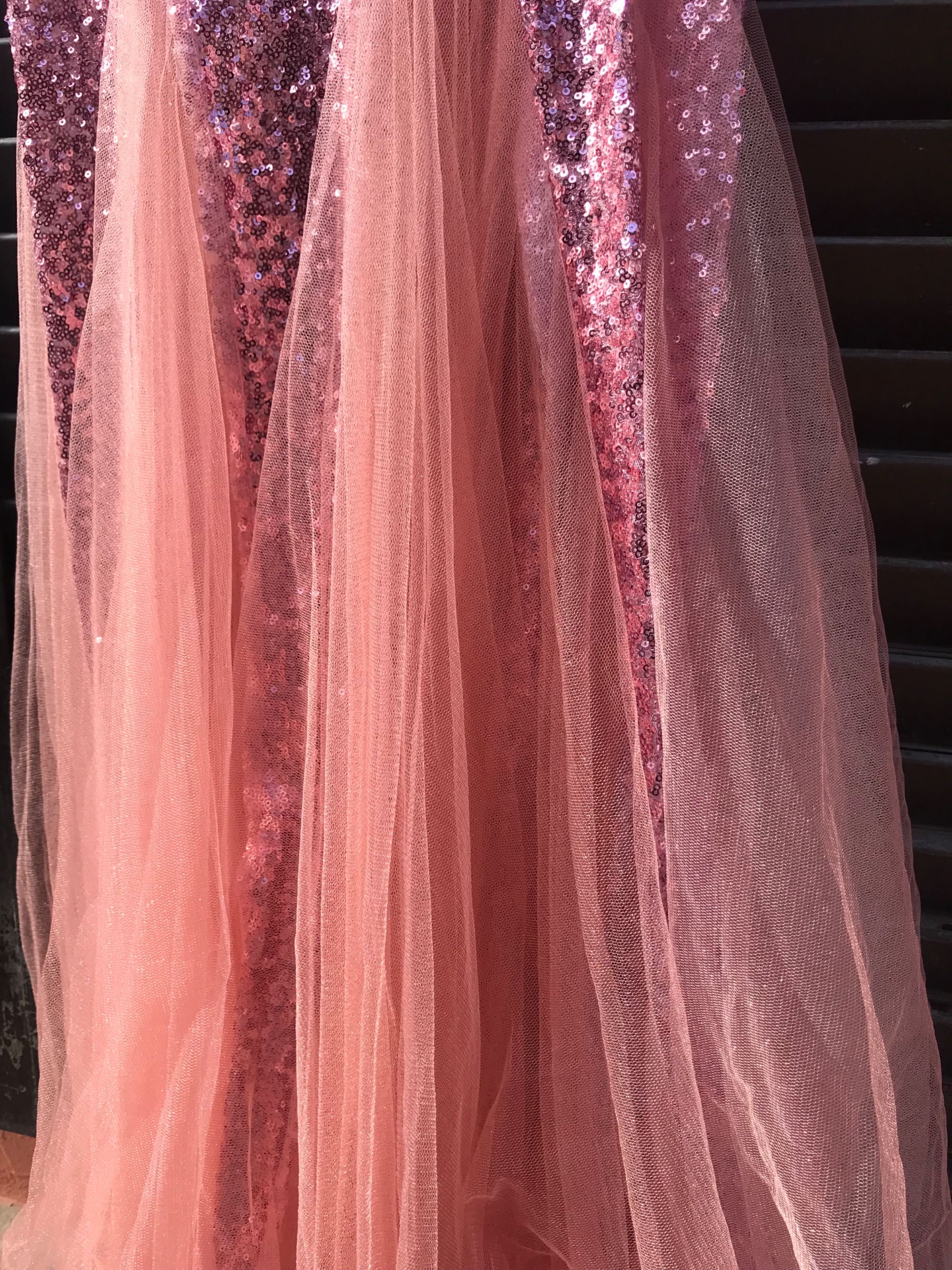 Vestido brilhante sereia