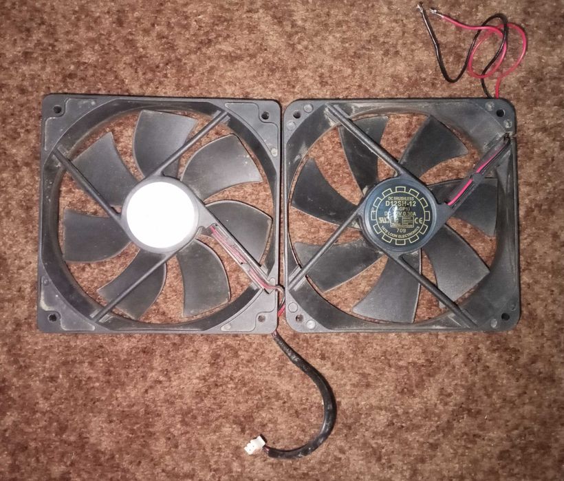 Кулер вентилятор 120х120х25 мм