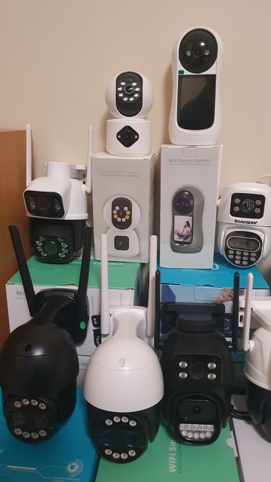 Подвійна IcSee PTZ 3/4/6/8мр IP уличная Wi-Fi камера XMEYE