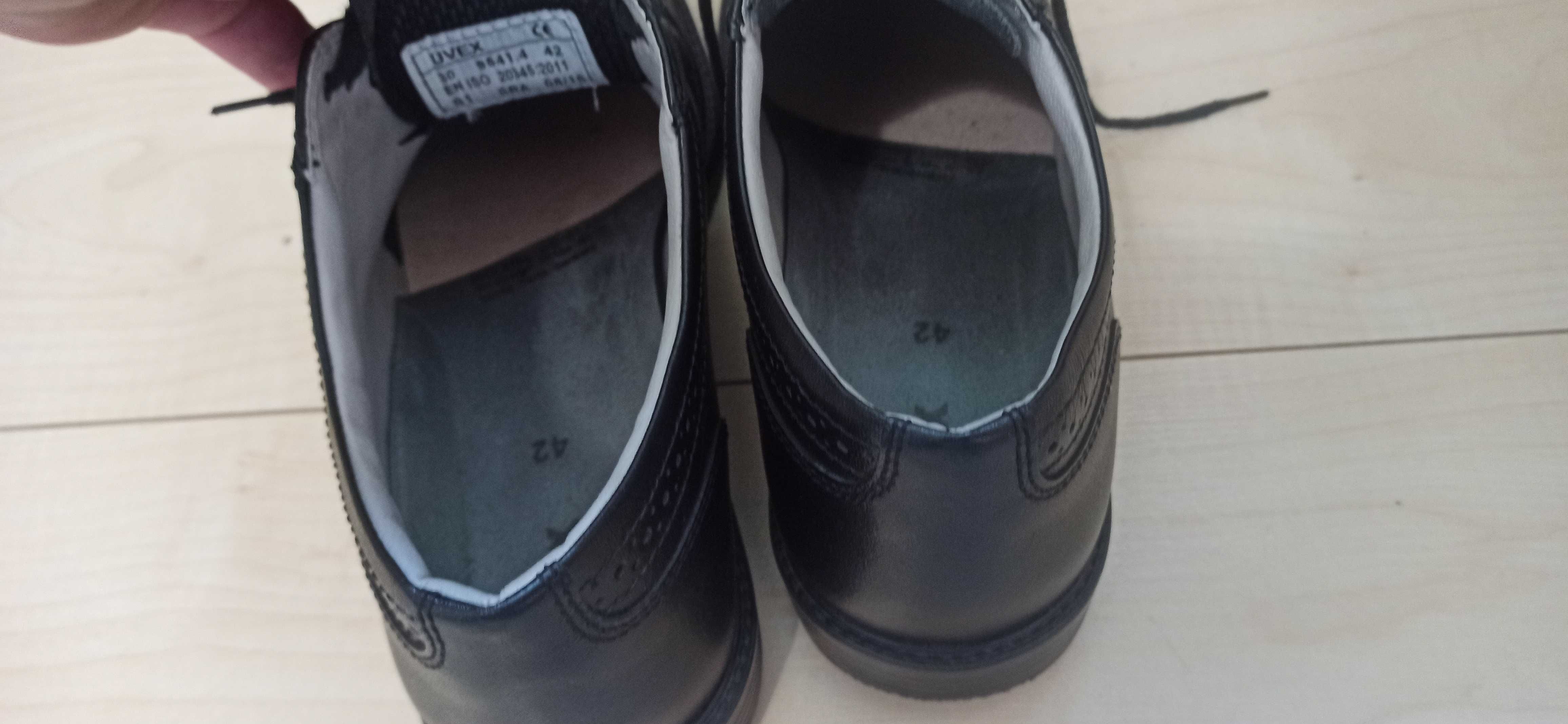 Męskie bezpieczne buty robocze Uvex Office ESD SRA 42 27 cm jak nowe