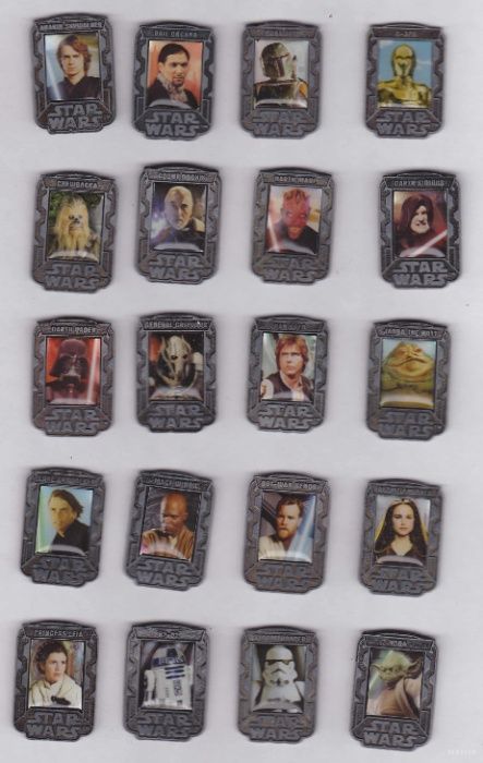 STAR WARS - 20 Pins Oficiais