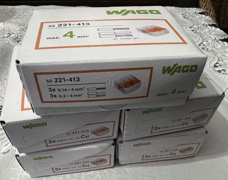 Wago 221-413 Wago złączkin 221-413