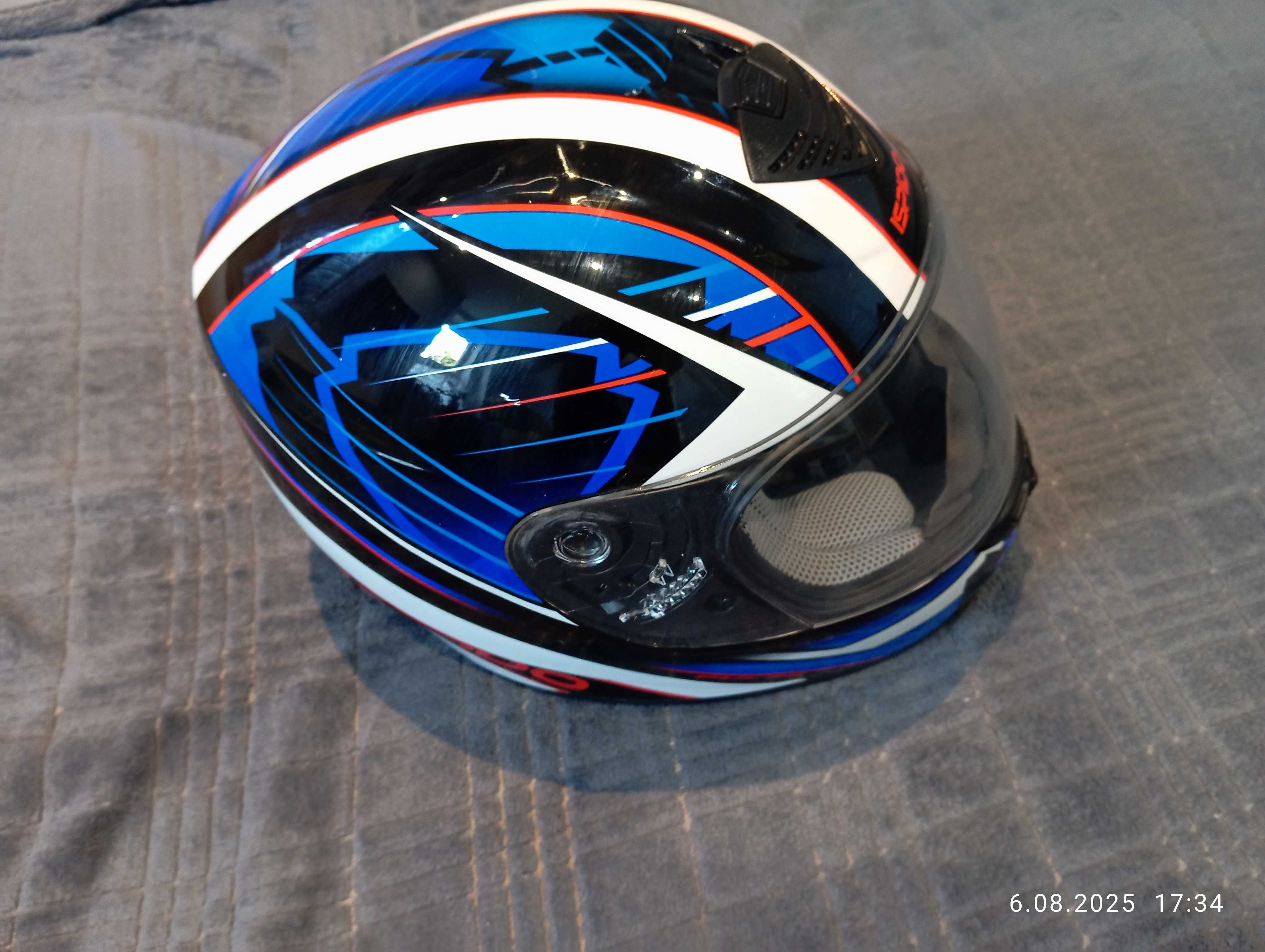 Kask motocyklowy XS