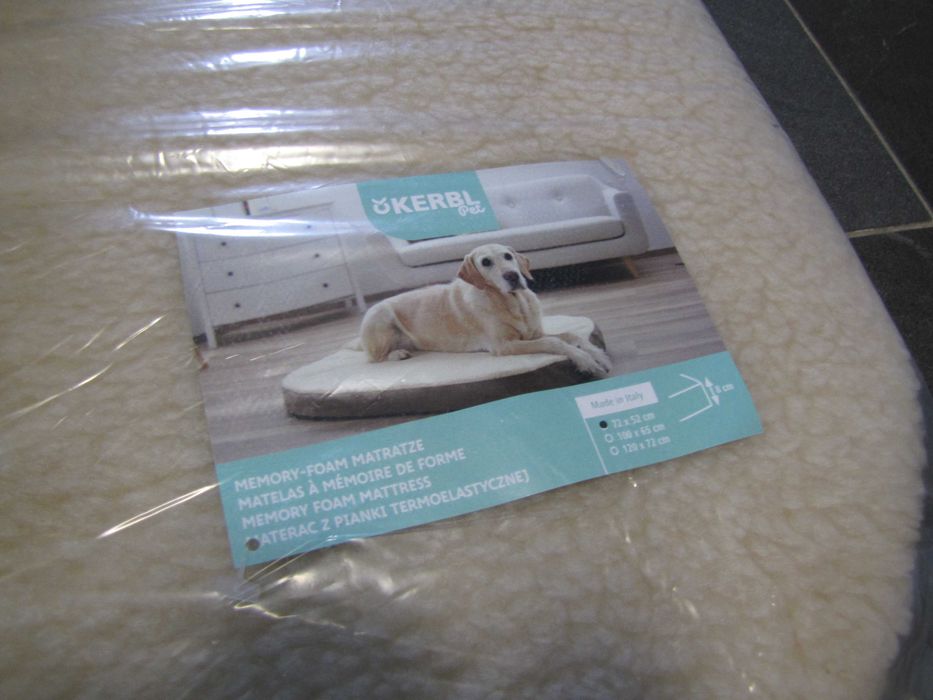 Legowisko dla psa owalne pianka memory