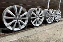 4x felgi aluminiowe 5x100 r16 et45 6J Alufelgi Oryginalne Volkswagen