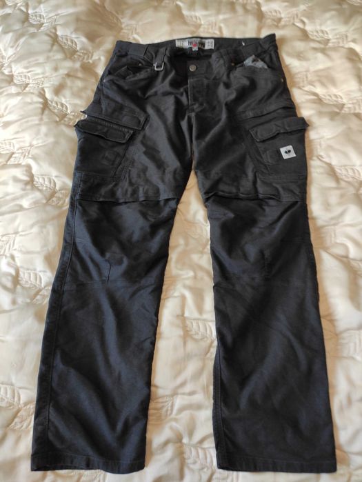 Męskie spodnie robocze Engelbert Strauss Cargo Denim Vintage r. 58