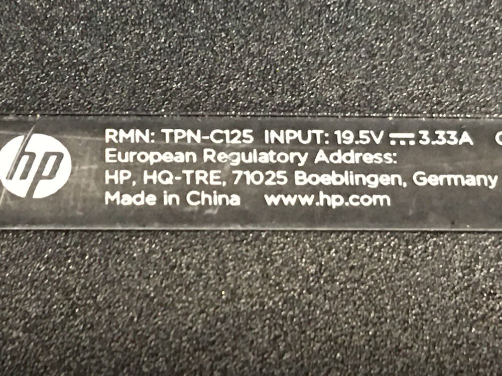 Notebook hp i3 na części lub naprawy