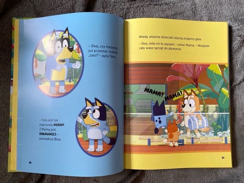 NOWA Książka Bluey Bajki 5 minut przed snem