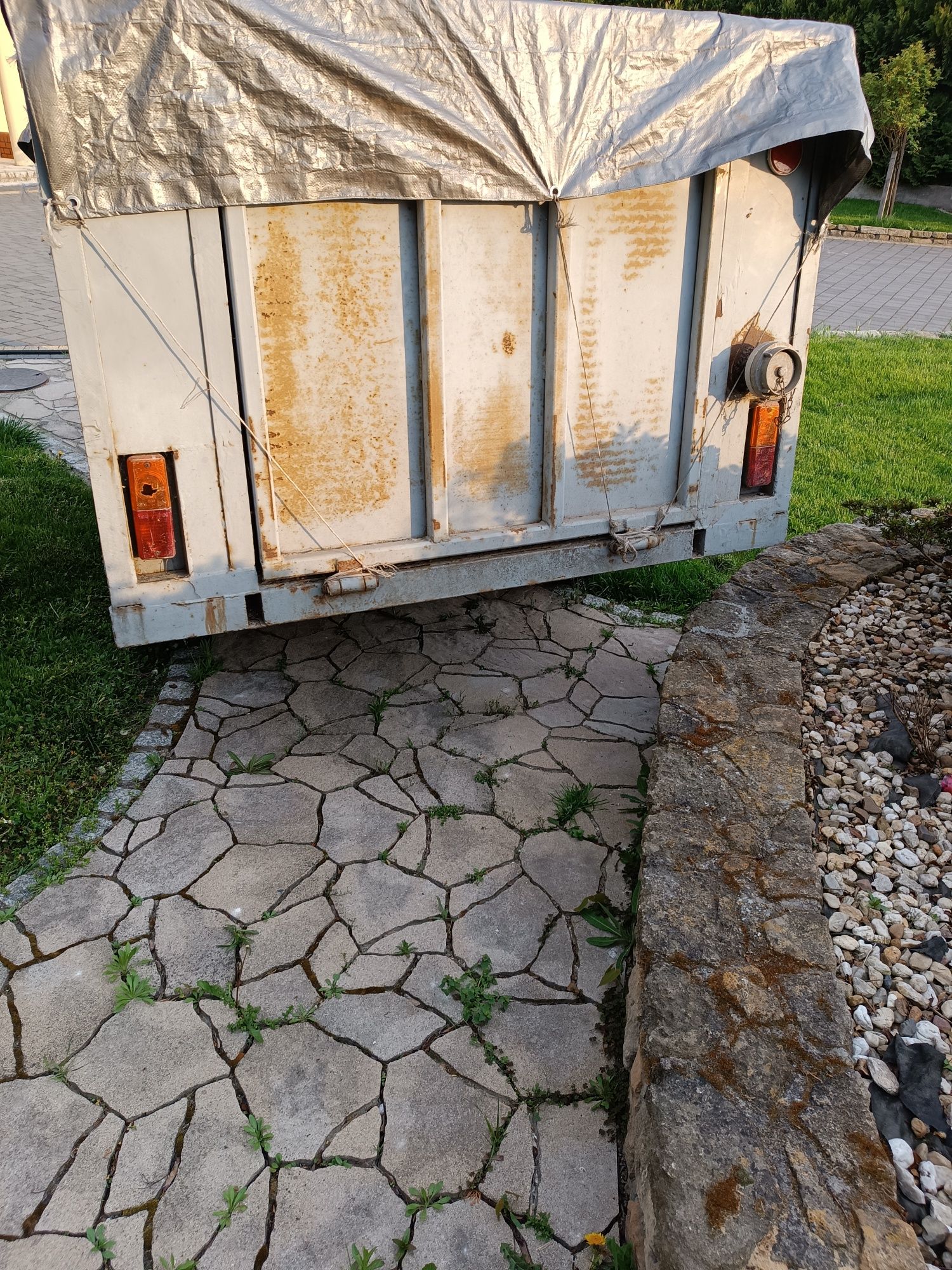 Przyczepa kołówka jednoośka