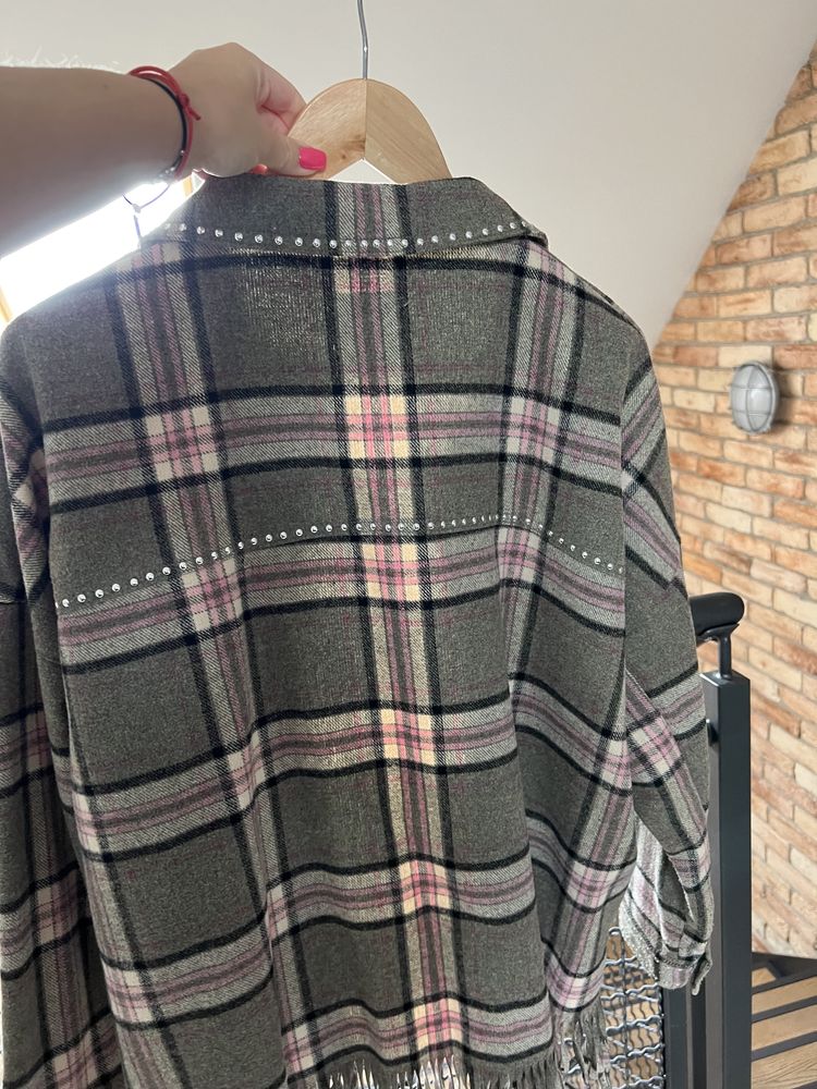 Katana w kratę oversize ZARA