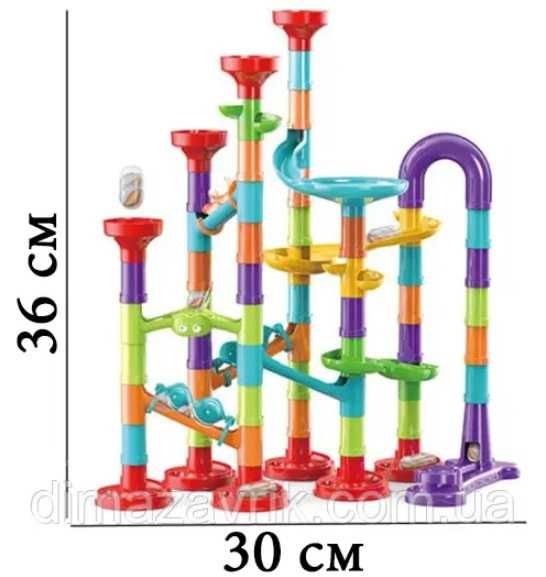 Конструктор игра 8802 8801 горка лабиринт, шарики 93 113 шт Marble Run