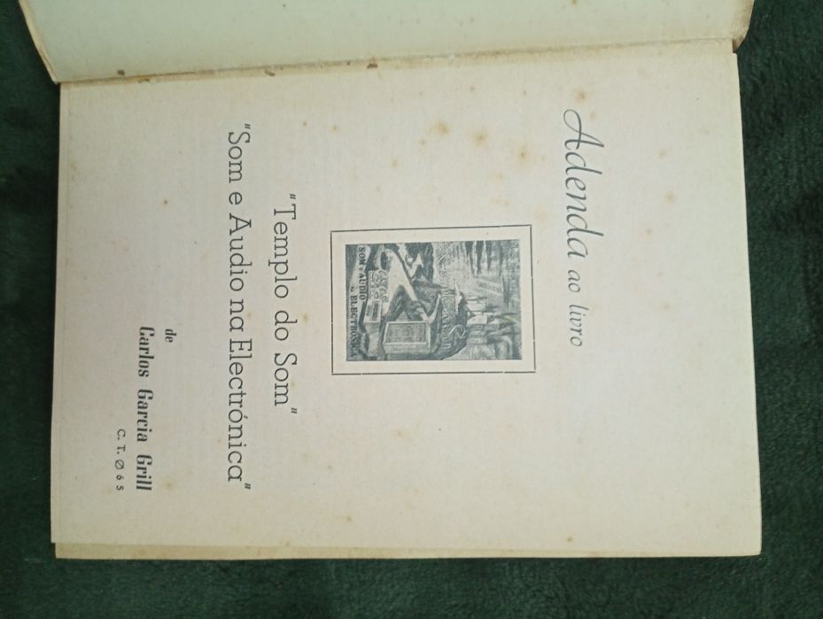 GRILL, Carlos Garcia-  Som e audio na eletrónica - 1ª Edição 1961 RARO