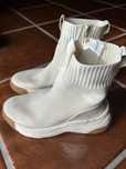 Botas bege elásticas Zara n° 34