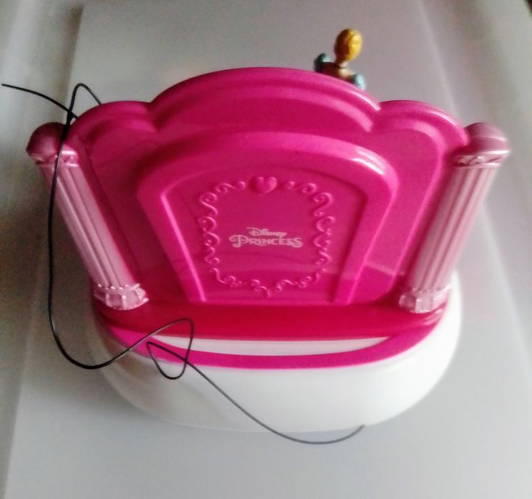 Relógio digital Disney Cinderela com projetor de hora no tecto e rádio