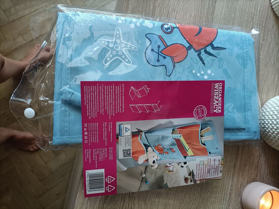 Organizer wiszący na zabawki