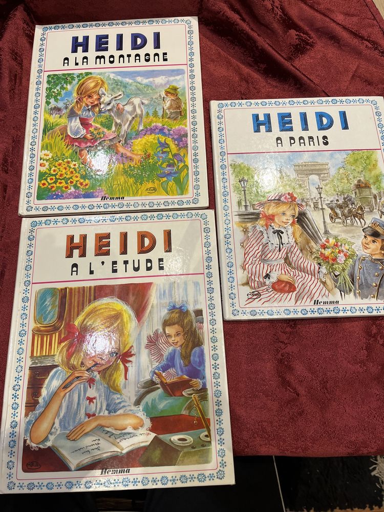 Livros da Heidi em frances