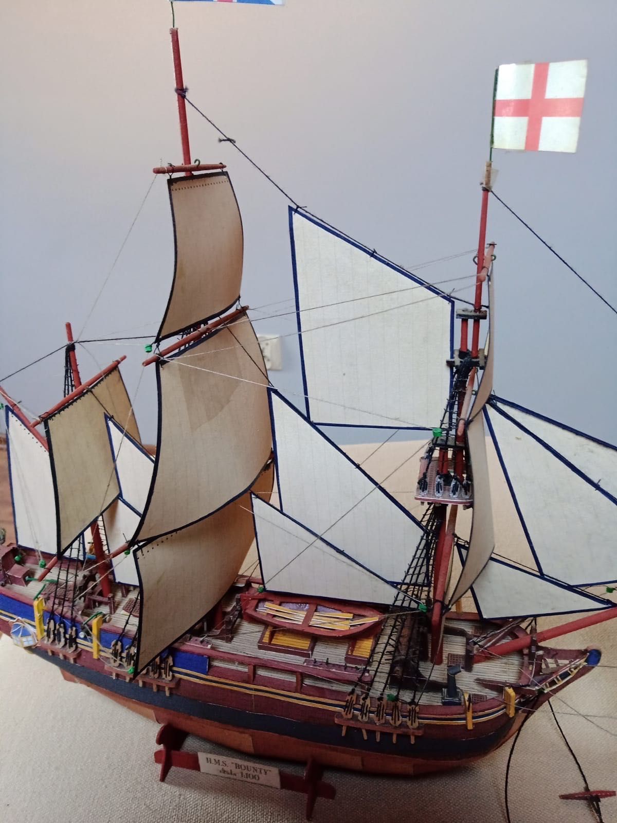 Model okrętu żaglowego HMS Bounty