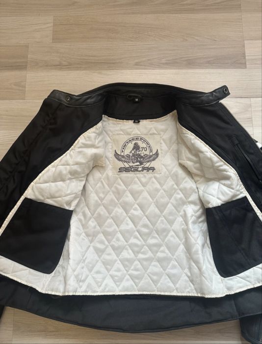 Blusão de Moto em Couro Segura