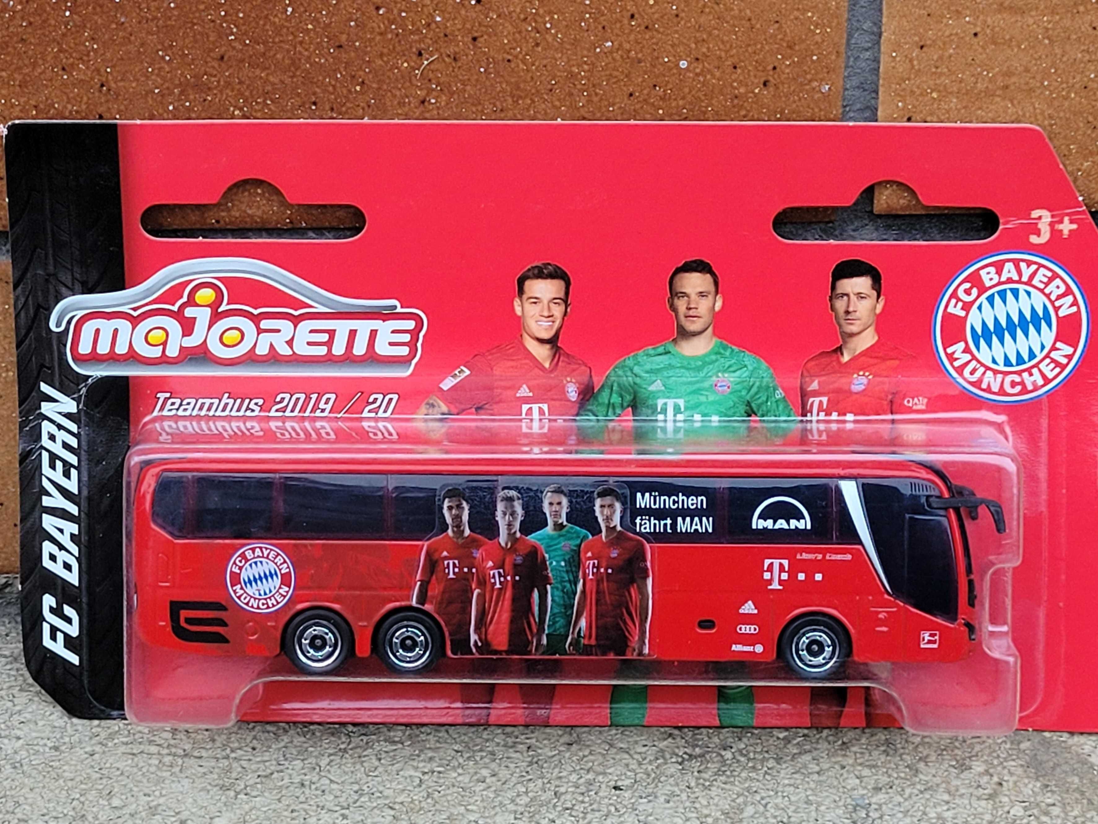 Kolekcja Autobus Autokar MAN Lion’s Coach L Bayern Monachium 1:100