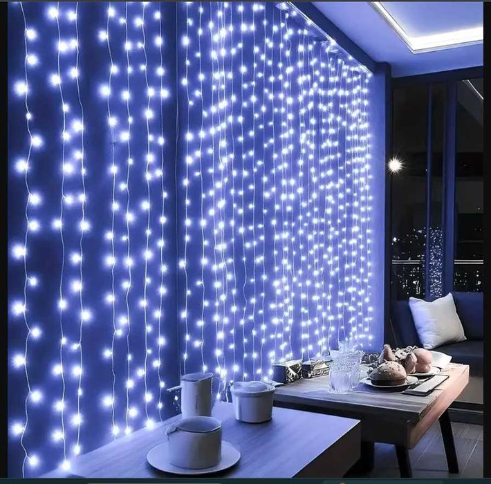 Girlanda Kurtyna led 3m x 3m , pilot