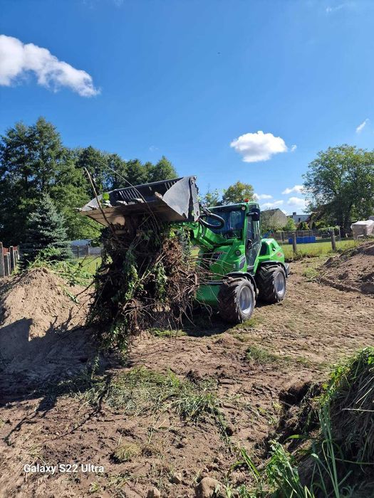 Usługi ładowarką Kędzierzyn-Koźle prace ziemne wykopy wiercenie