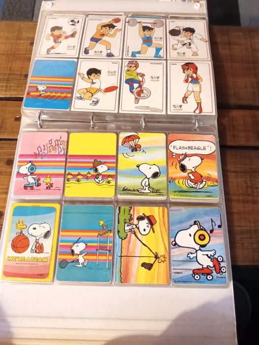 Coleção de calendários dos anos 80