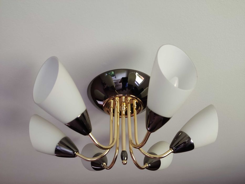 Lampy sufitowa i stojąca komplet