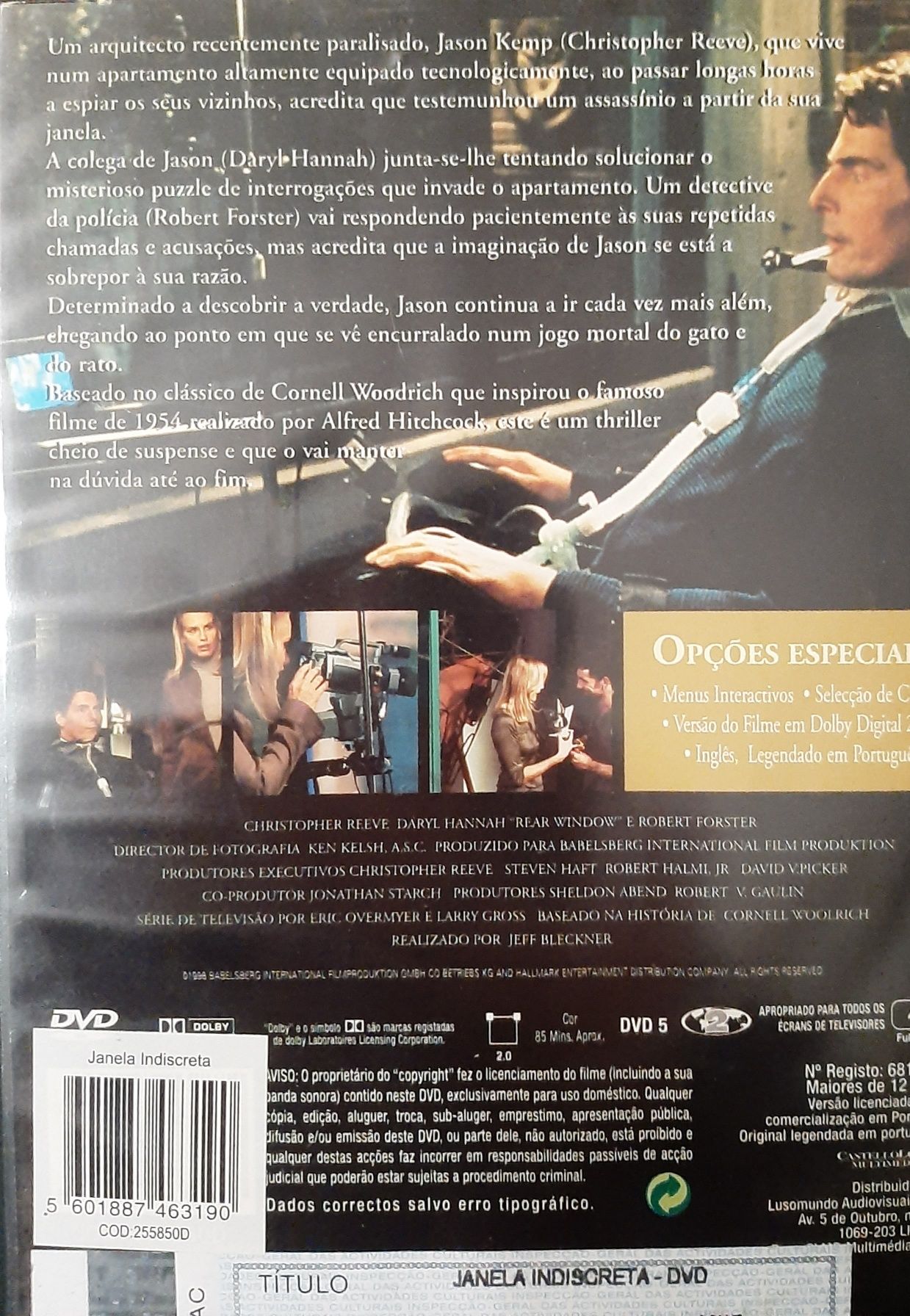 DVD "Janela Indiscreta"