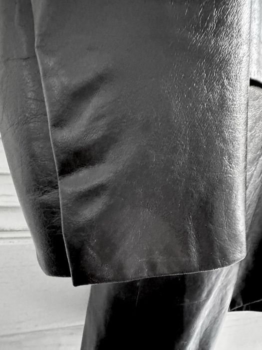 Шкіряний блейзер