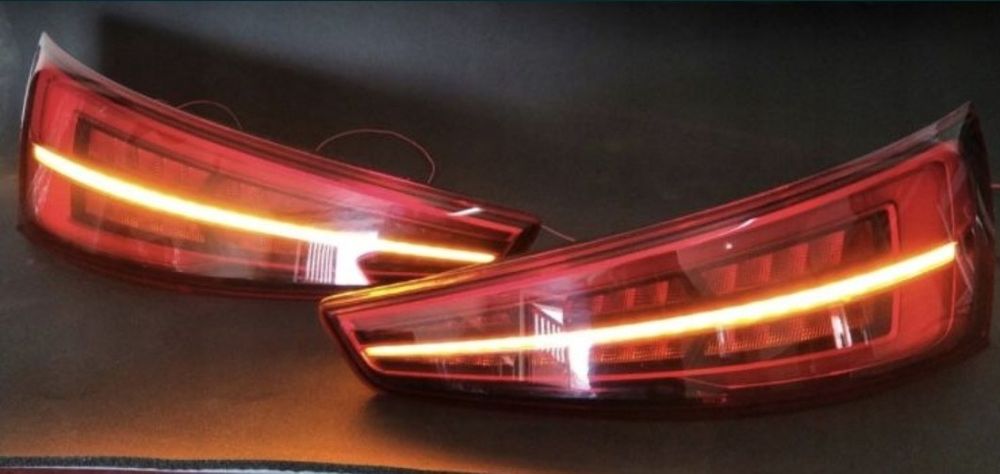 Lampy tył audi q3 lift przeróbka USA na Eu konwersja