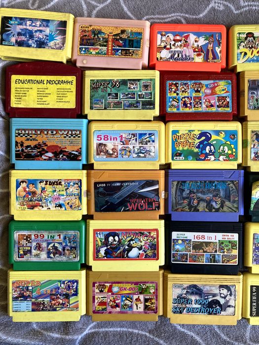 Kolekcja gier na Pegasus – 36 sztuk – Retro składaki i klasyki