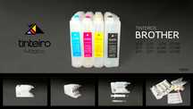 Kit Tinteiros Recarregaveis BROTHER (TM001)