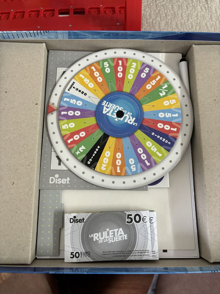 La Ruleta de la Suerte Diset jogo tabuleiro