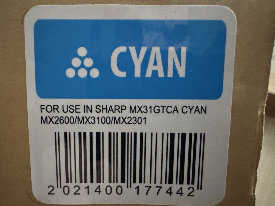 Sharp MX-31GTCA - oryginalny toner