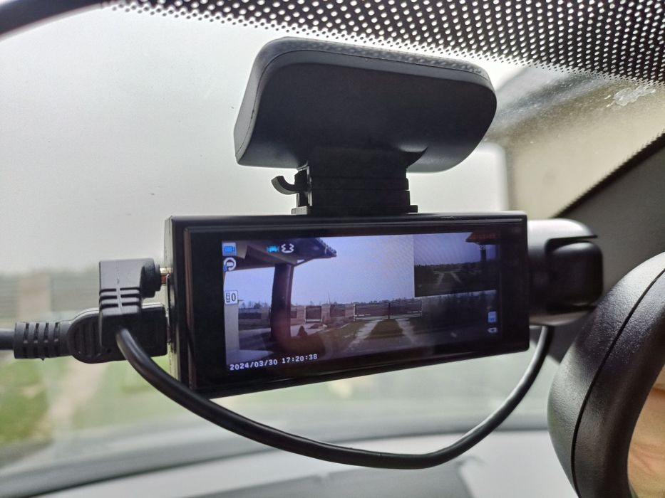 Wideorejestrator fullhd 2 kamery ir duży wyświetlacz pl