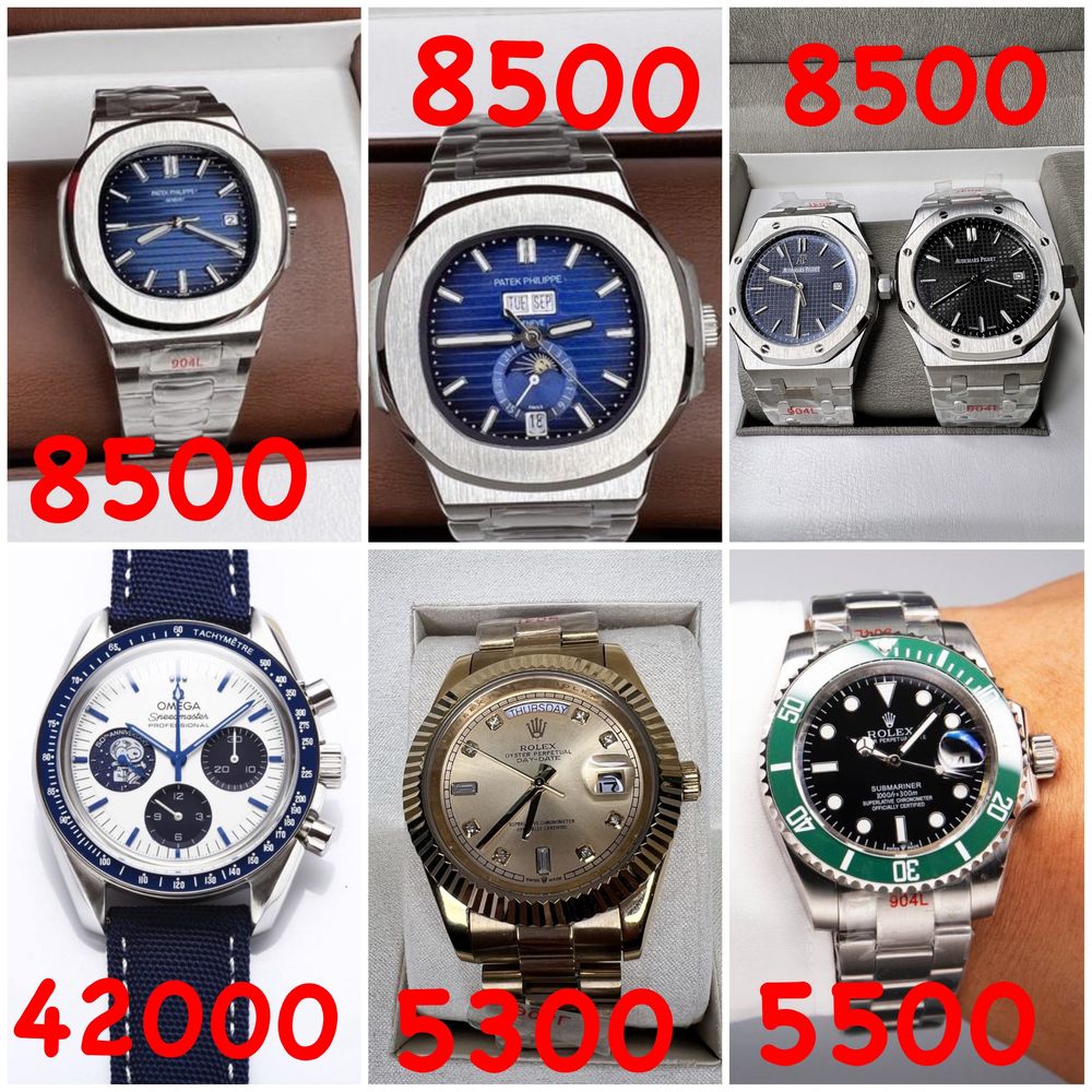 Часы мужские чоловічий годинник Ролекс rolex submariner механика 40мм