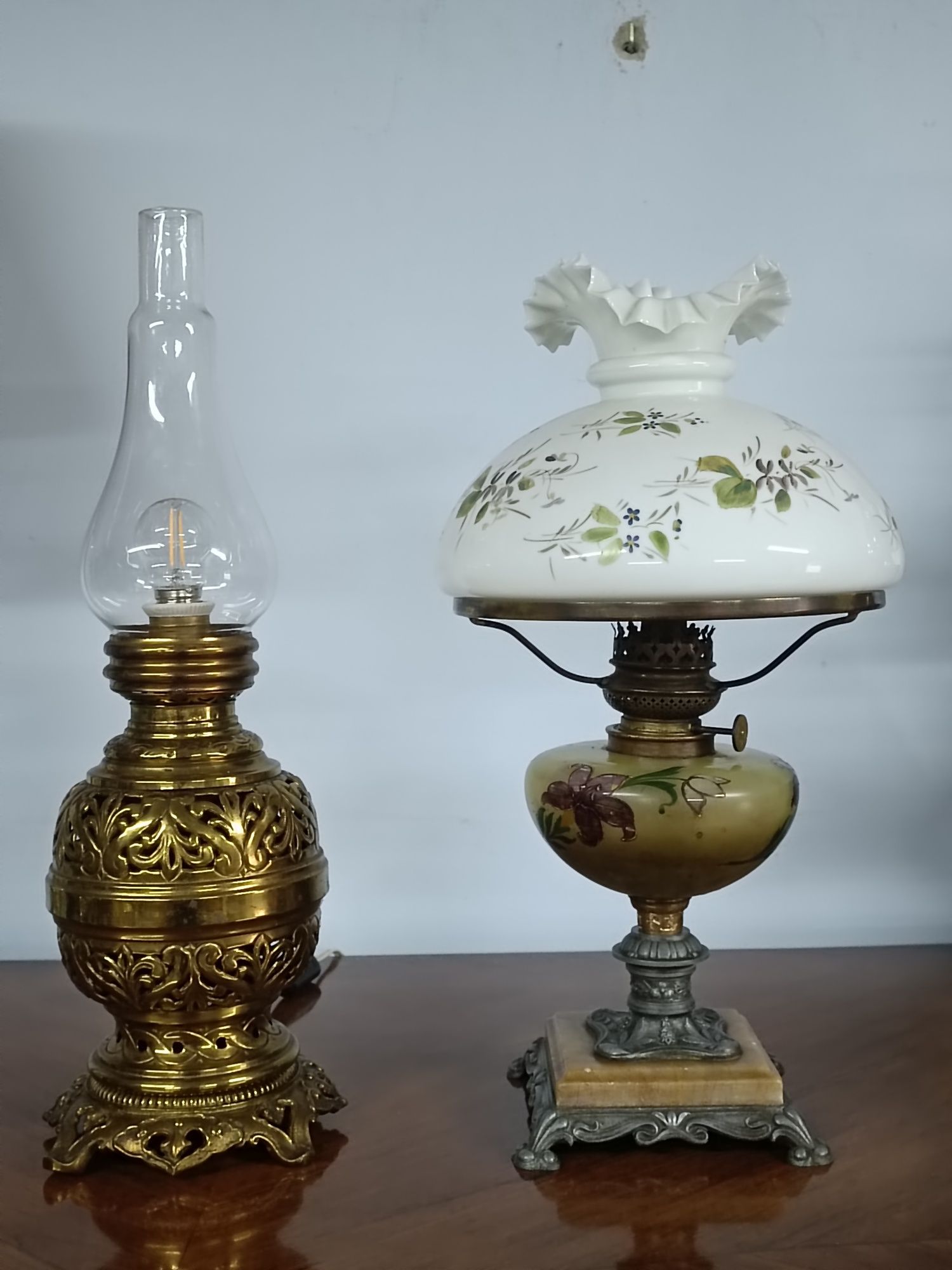 Лампа гасова, бронза,  світильник