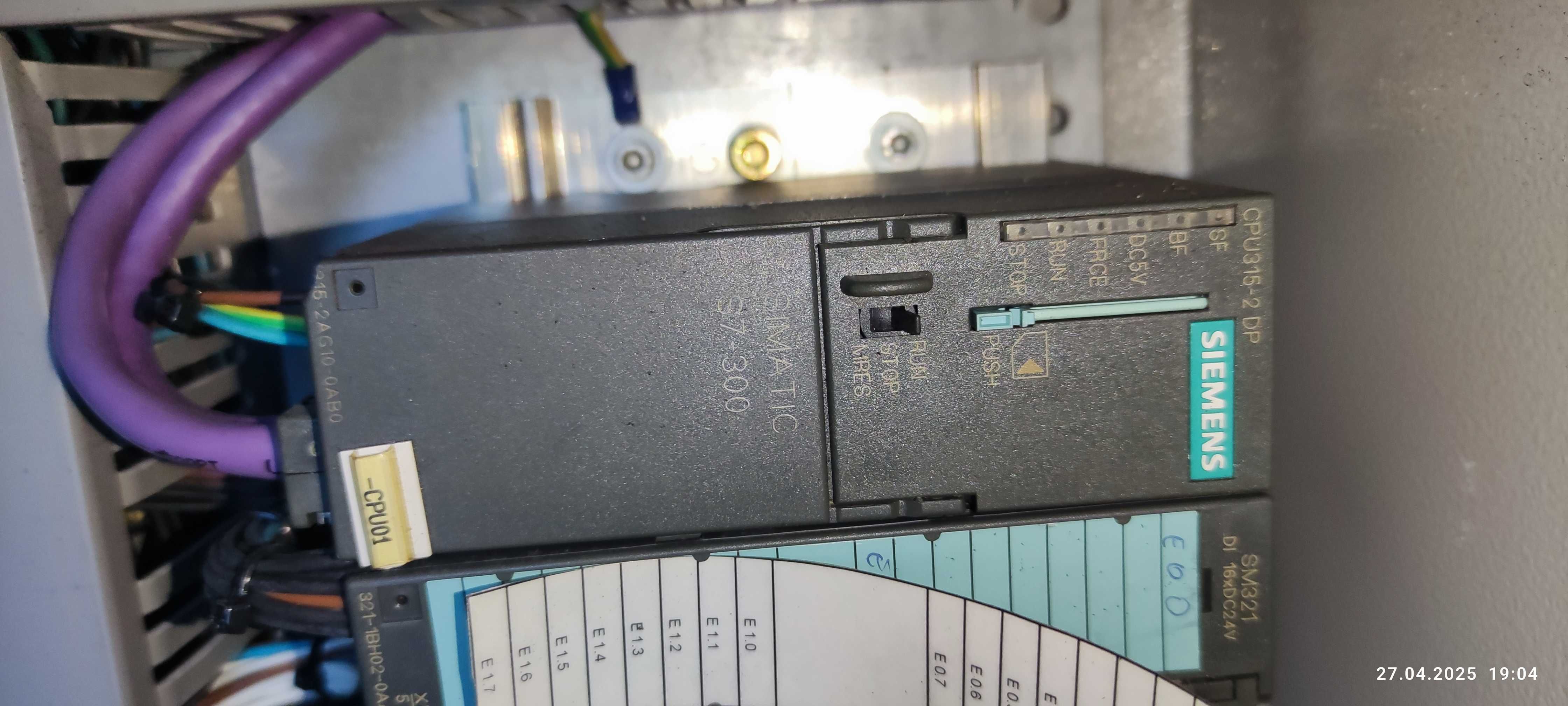 Szafa rozdzielnia elektryczna + Automatyka Siemens S7-300