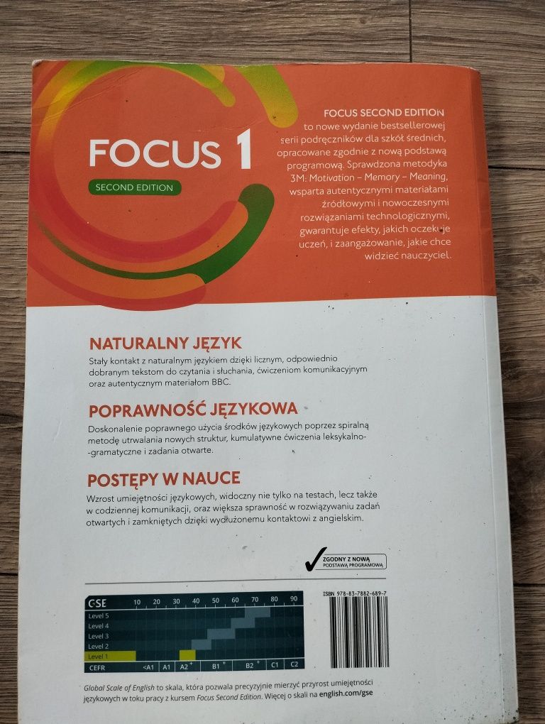 Książka do Języka Angielskiego FOCUS1 Stan Bardzo dobry
