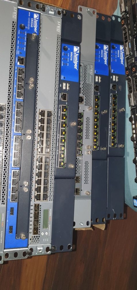 Serwererownia Dell R320.Juniper sxr 210.240.320. ER3300.APC ups