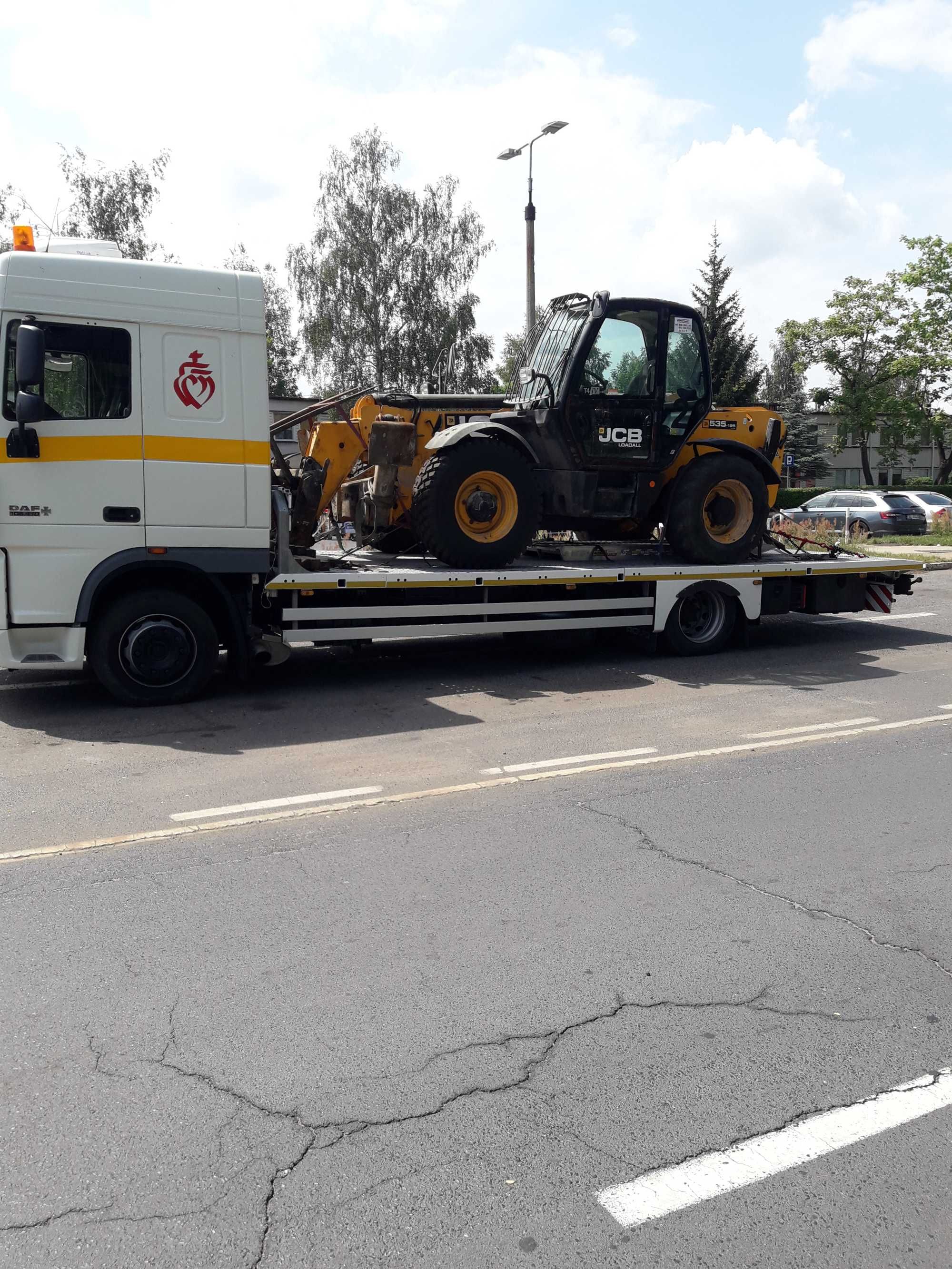 Laweta,Transport maszyn rolniczych,budowlanych,busów,wózków,do 9T