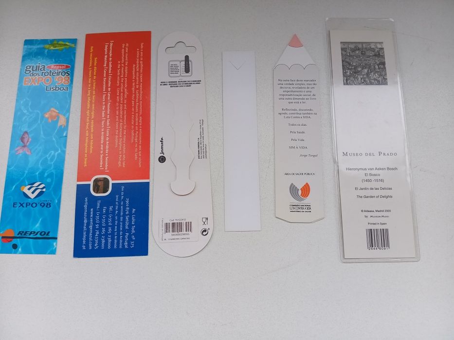 Marcadores de livros  - Vários preços- Conj. 2