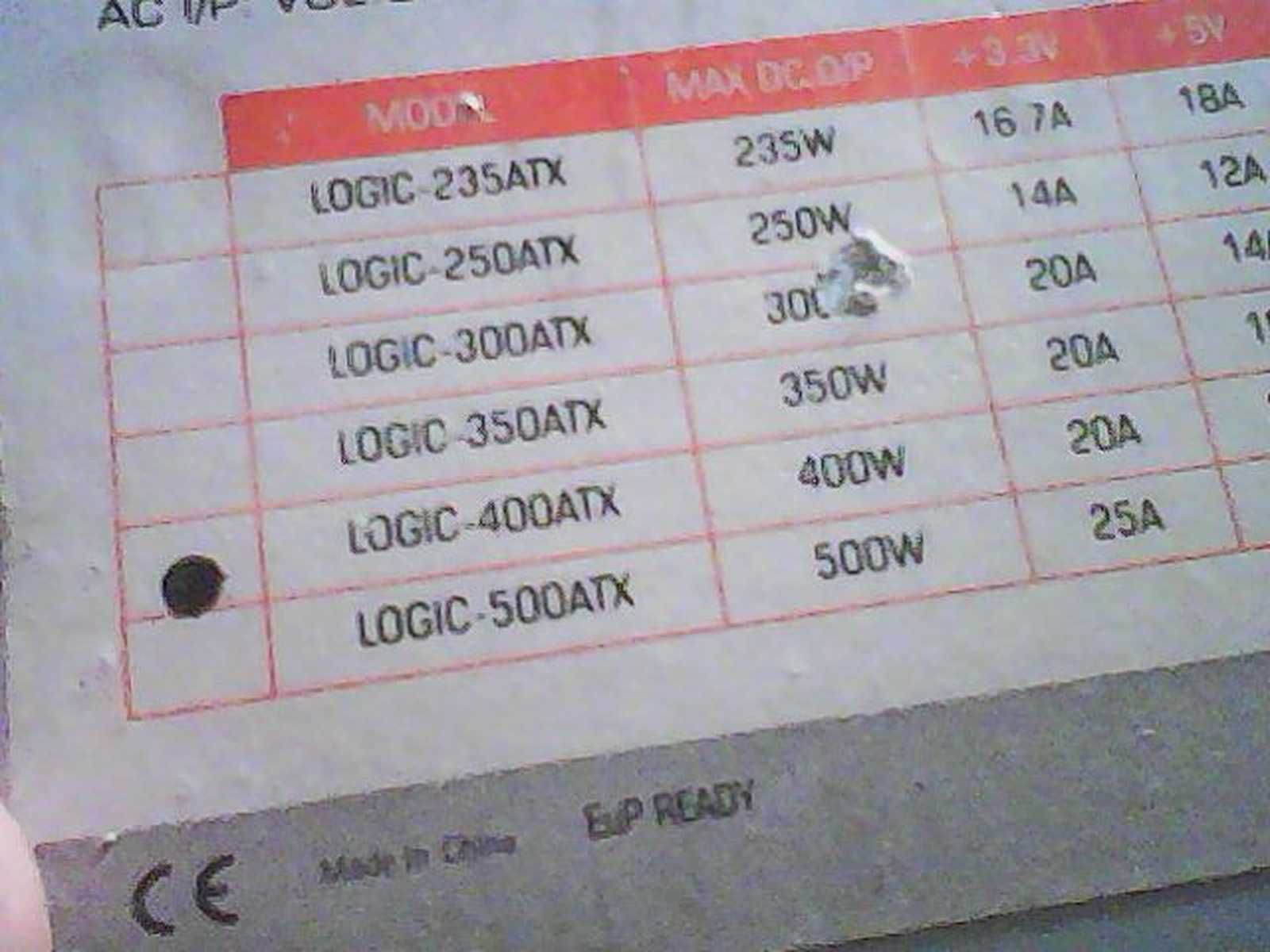 Zasilacz komputerowy ATX 400W Logic-400ATX