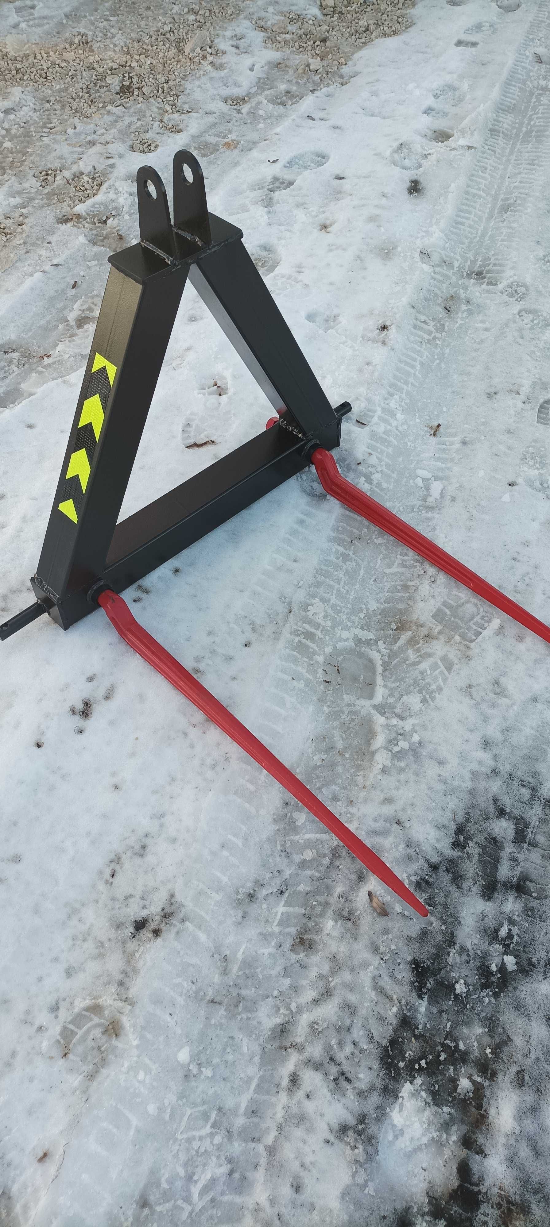widły na tylni tuz do transportu bel ząb kuty widlak