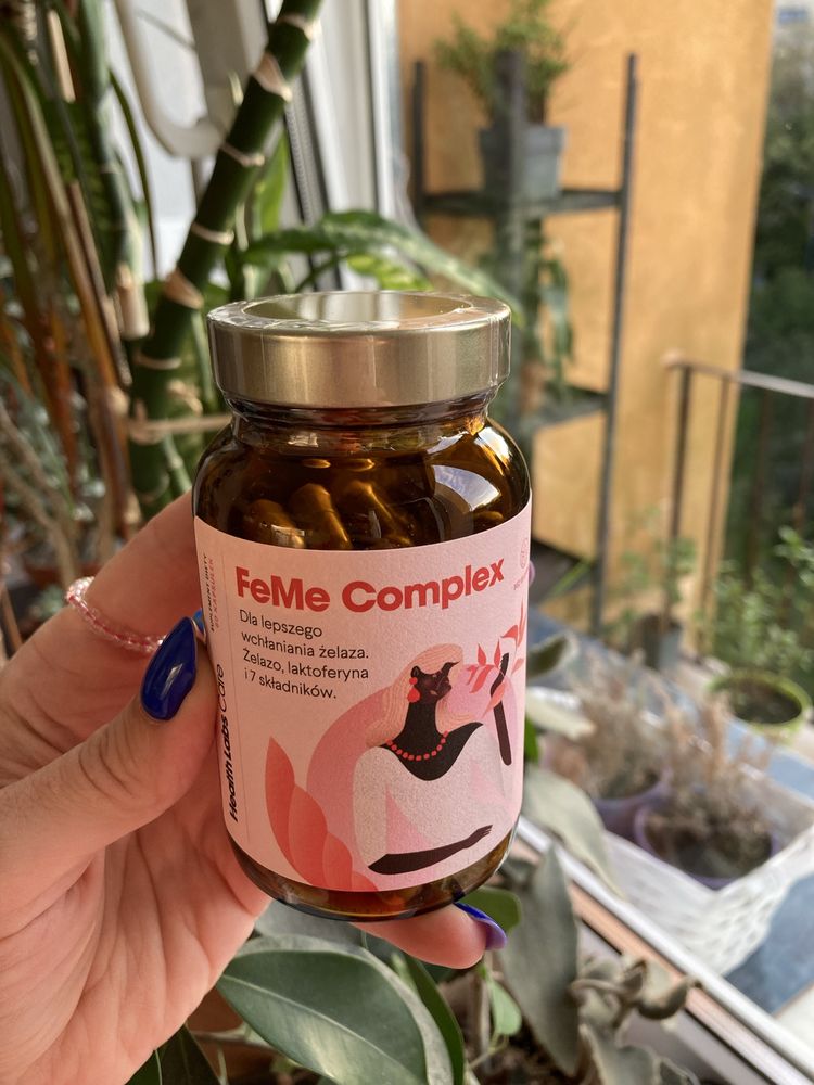 Żelazo i laktoferyna FeMe Complex HEALTH LABS CARE